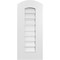 Ekena Millwork Arch Top Surface Mount PVC Gable Vent: Non-Functional, w/ 3-1/2"W x 1"P Standard Frame, 12"W x 26"H GVPAR12X2601SN - alternate 1